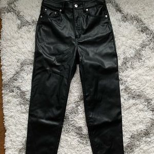 Brand new H&M faux leather pants